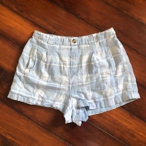 AE cotton linen shorts